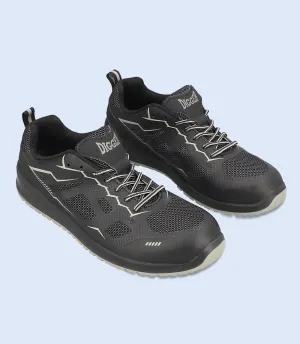 BM4411-BLACK/GREY-Men Safety Shoes
