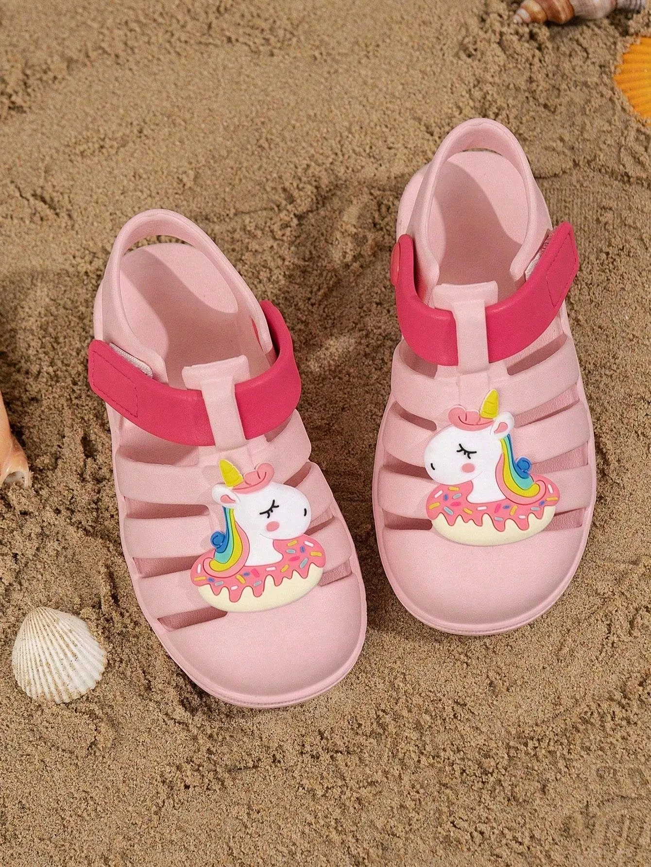Children's Indoor/Outdoor/Aquatic Slip-Resistant, Wear-Resistant, Breathable, Soft, Comfortable, Lightweight, Adjustable Beach Water Shoes